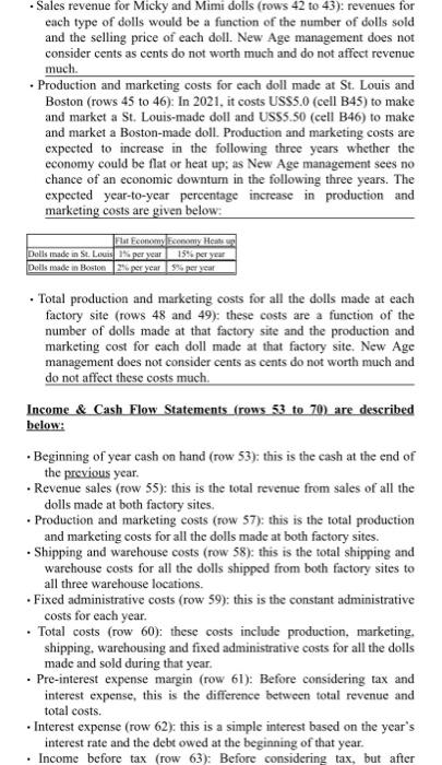 formula could be copied and pasted into columns D and E using