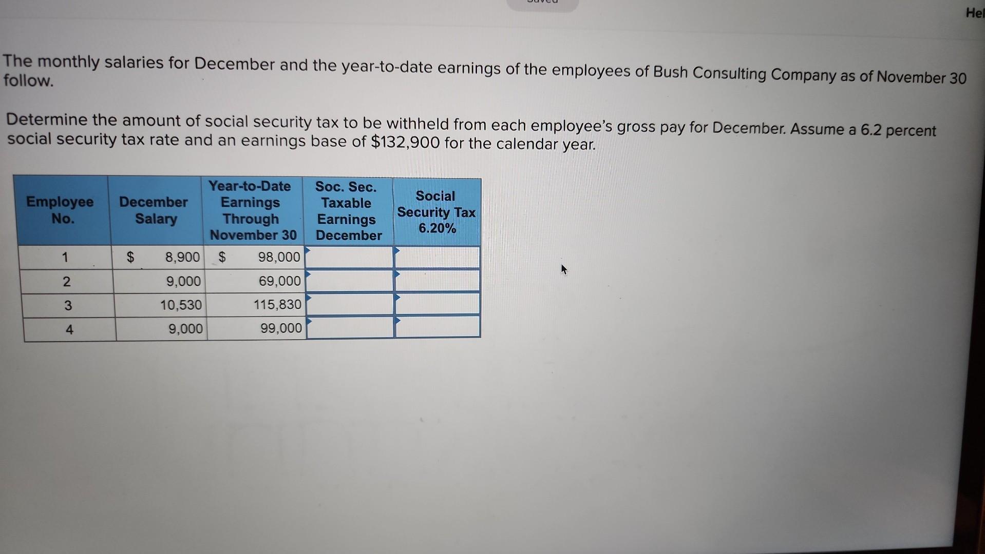 which earnings are taxable, thank you in advance:)) The monthly salaries for