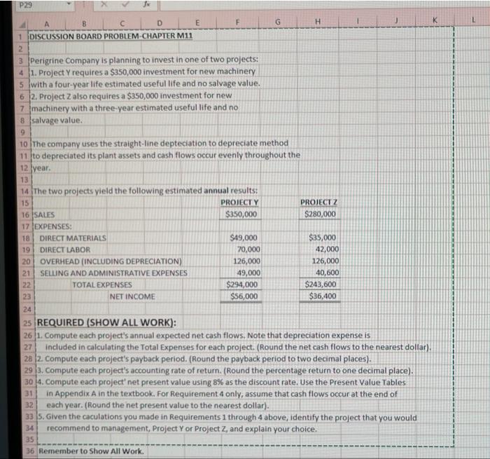 P29 F G H K L B Loco 1 DISCUSSION BOARD PROBLEM-CHAPTER