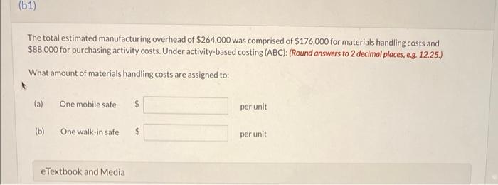 of this analysis involves estimating the amount of overhead to be allocated