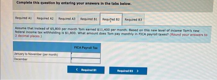 is $910 per month. Use 5.4 percent for the state unemployment tax