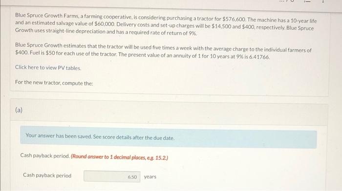 a 10-year life and an estimated salvage value of $60,000. Delivery costs