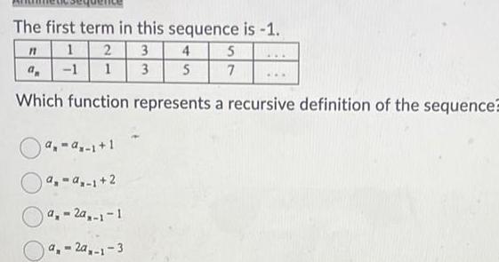 The first term in this sequence is 1 3 3 1