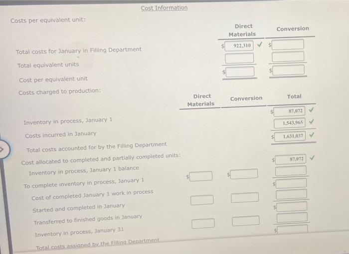 Production Report Entries Dover Chemical Company manufactures specialty chemicals by a series