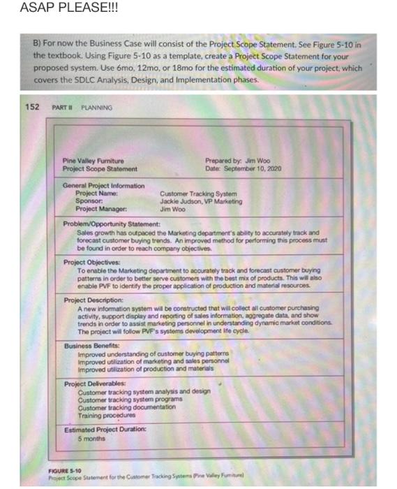 now the Business Case will consist of the Project Scope Statement. See