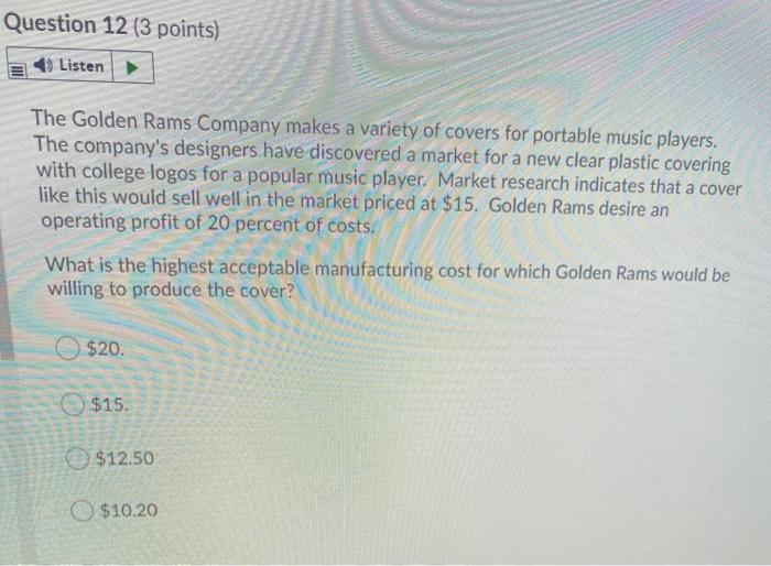  Please answer fast and i will upvote Question 12 (3 points)