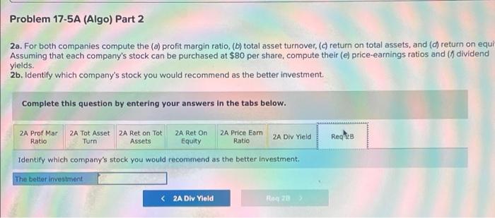 Ret on Tot 2A Ret On 2A Price Earn Ratio Turn Assets