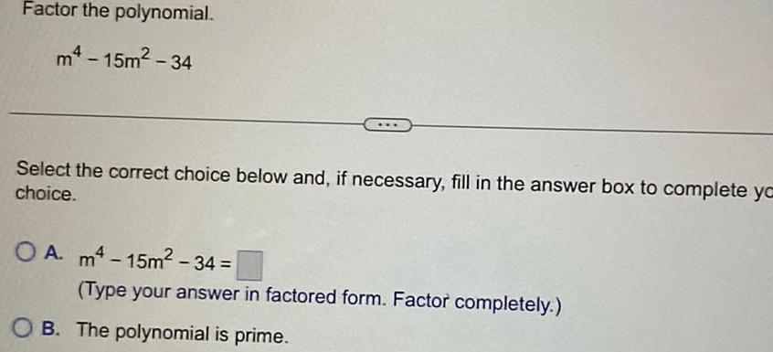if necessary fill in the answer box to complete yo choice OA