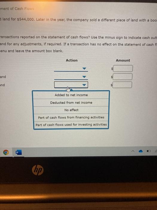 book value of $267,000 for $299,000 How are the effects of these