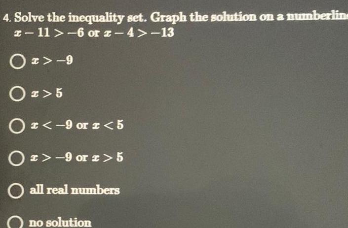 11 6 or 2 4 13 Ox 9 Or 5 Or 9