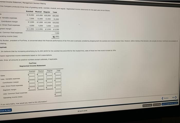 increased in margine remain negative the line products may need to be