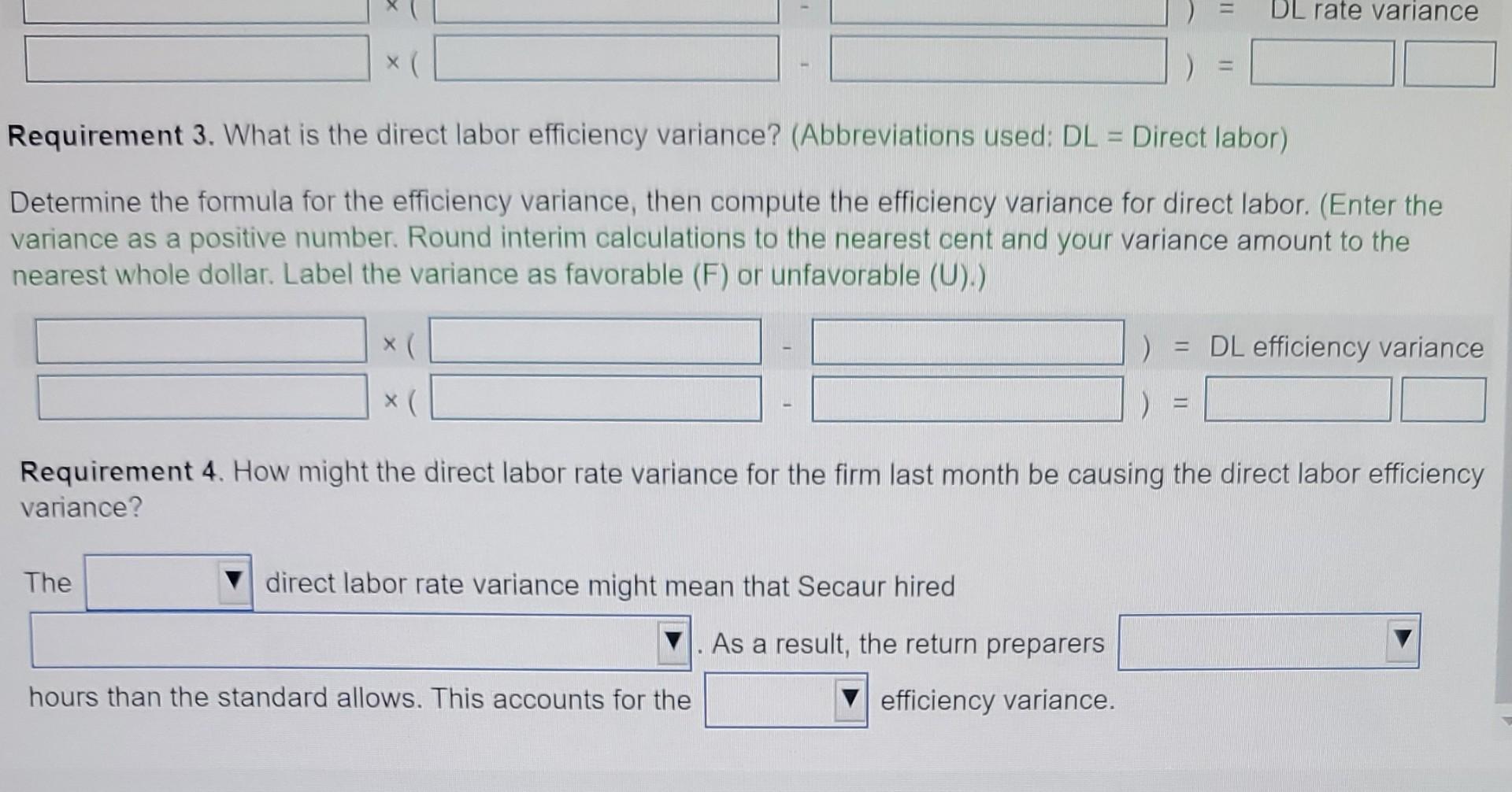 per hour. Last month, 3,970 direct labor hours were used to prepare