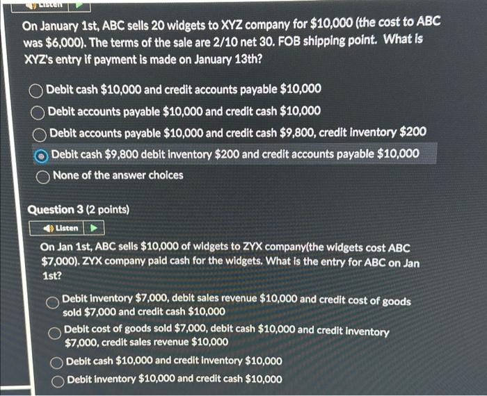 on January 13 th? Debit cash $10,000 and credit accounts payable $10,000