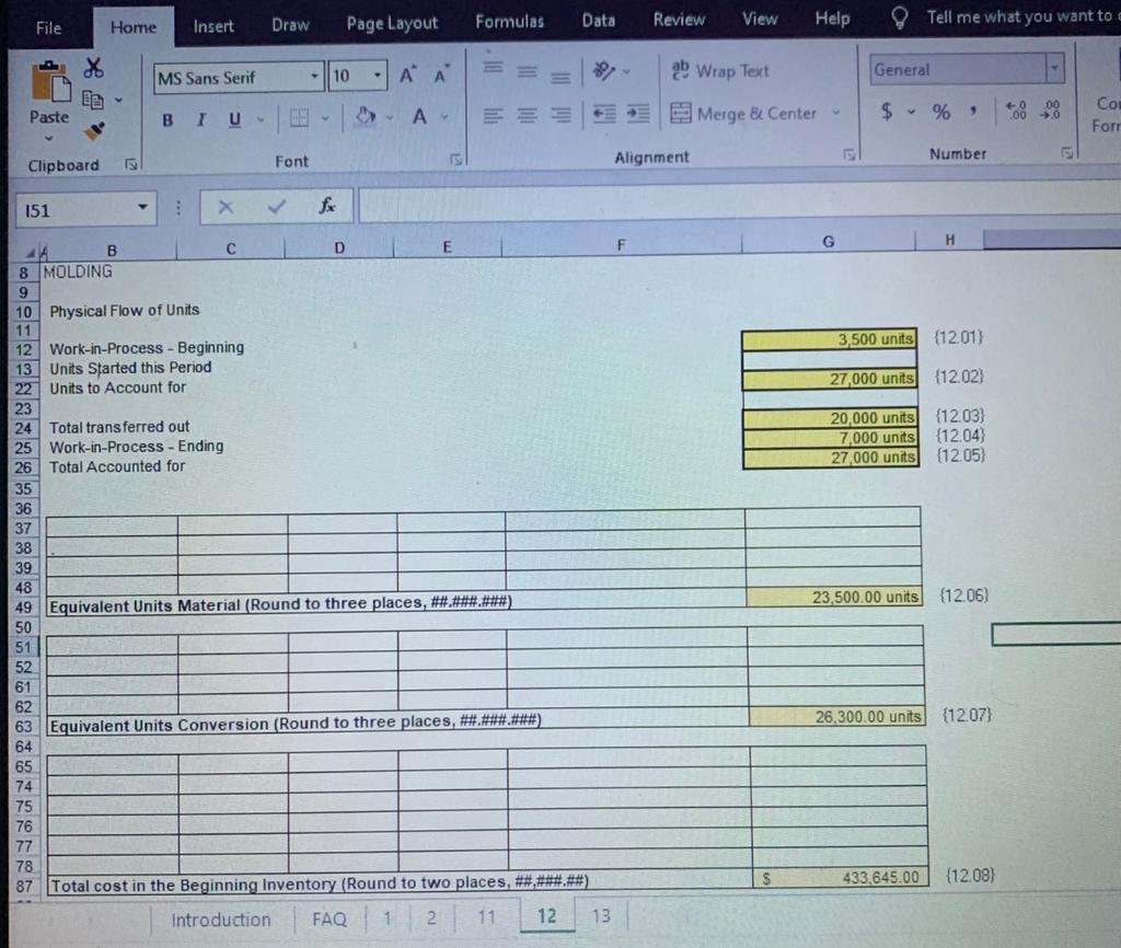 Light Company has a related company that produces figurines. They use process
