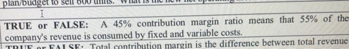 55% of the company's revenue is consumed by fixed and variable costs