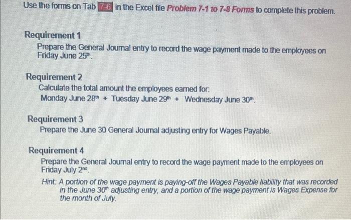 Payable Adjusting Entry Baker Construction, Inc. pays its employees each Friday for