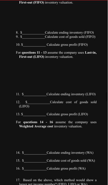 (C) no effect, correct Use the following to answer questions 717 During