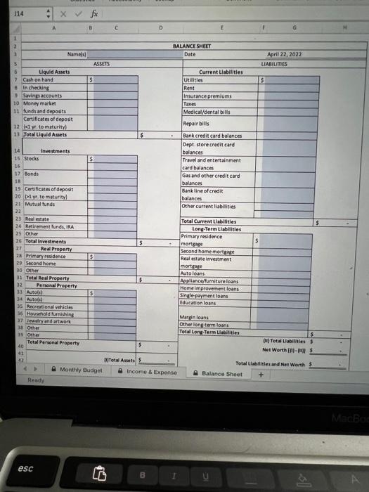 the balance sheet W X Y Z AA 1 2 AANVAARDORTEMOS 4