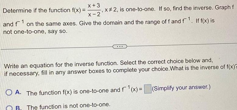 Determine if the function f x x 3 x 2 is
