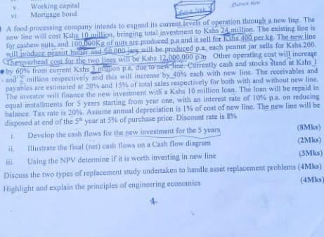 operation thraugh a new liese. The now tine will cost K=1p10million, bringing