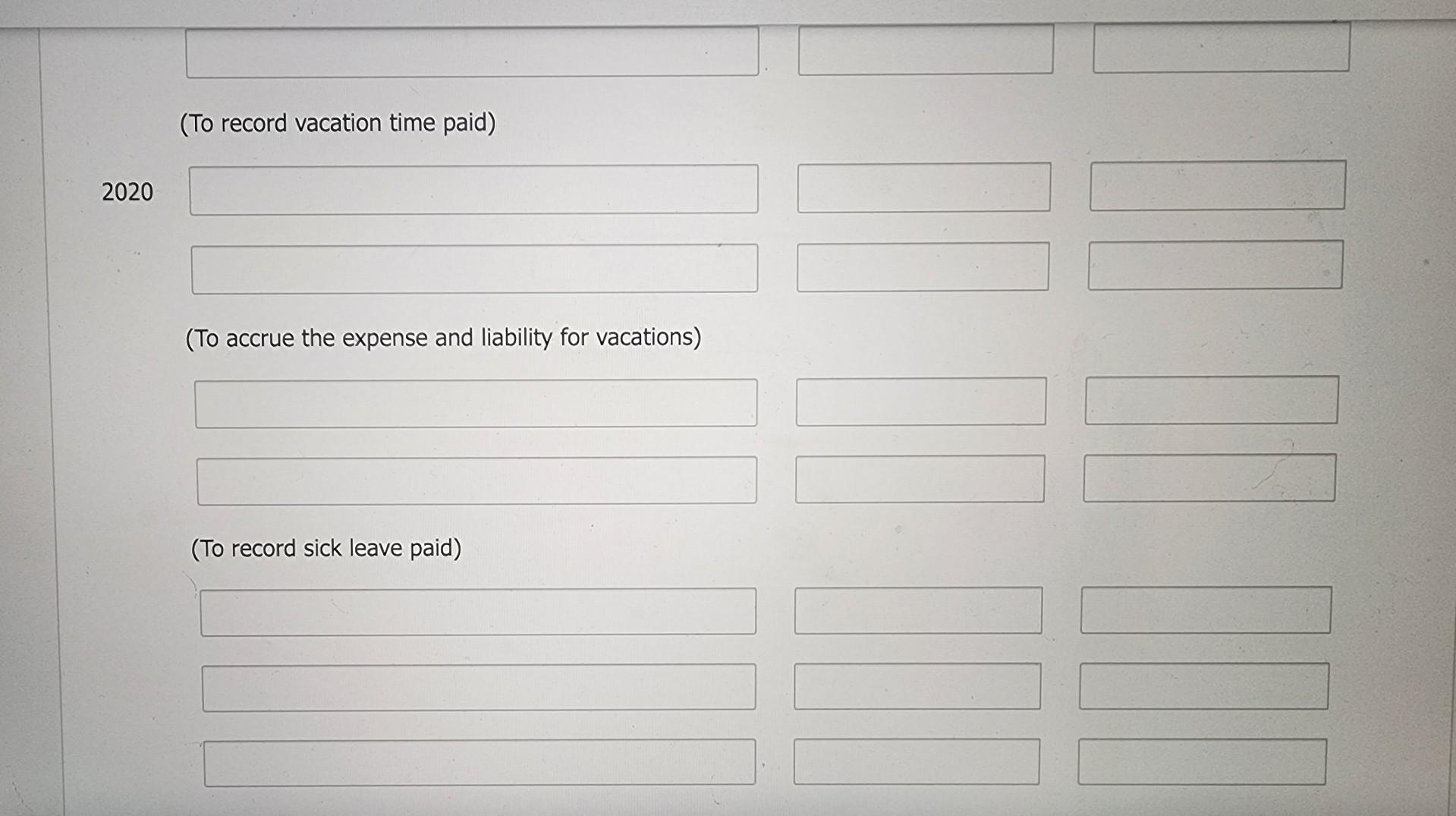 are paid hourly. Each employee earns 13 paid vacation days and 8