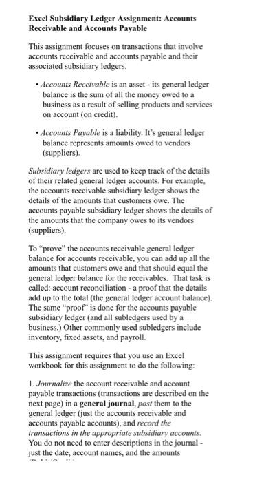 - its general ledger balance is the sum of all the money