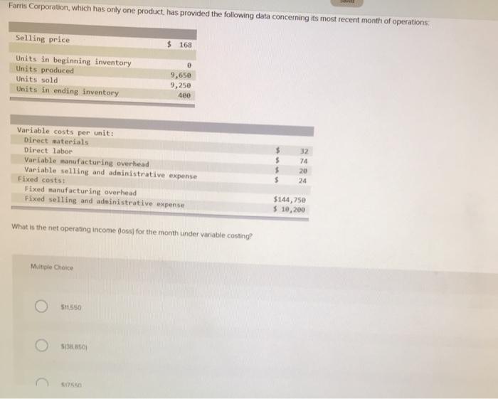 segment had sales revenues of $920.000, vorable expenses of 504.000 and traceabied