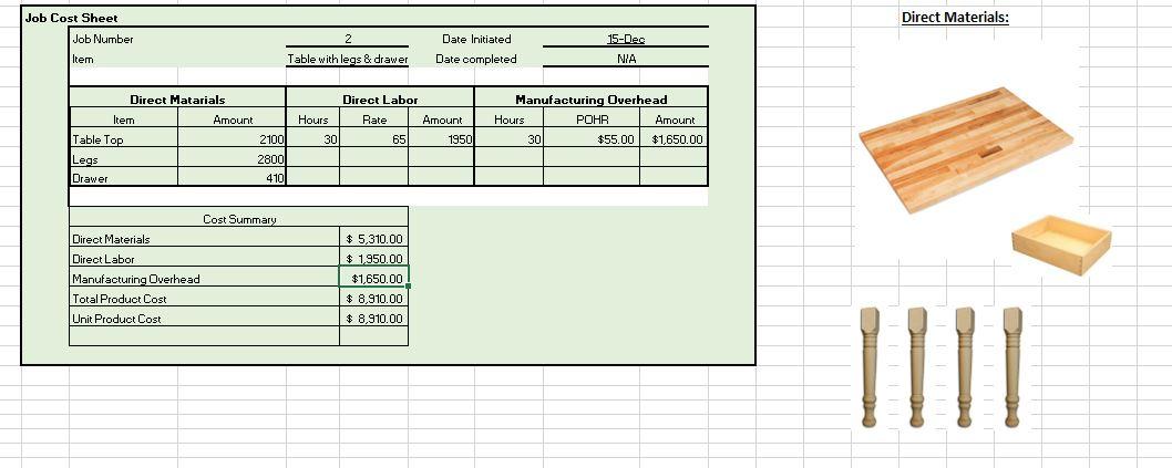  Please Complete step 6 Please Complete Step 6 Job Cost Sheet