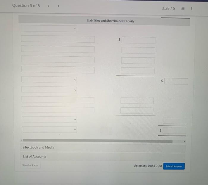 Before income Tax v \\ Income Tic Eapense \end{tabular} Your answer is