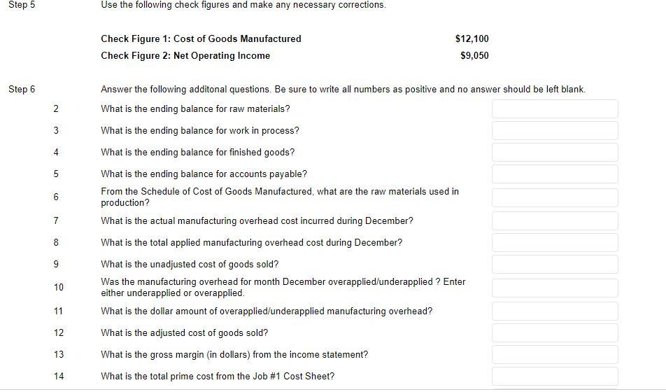 will be keeping track of the costs incurred to manufacture the tables