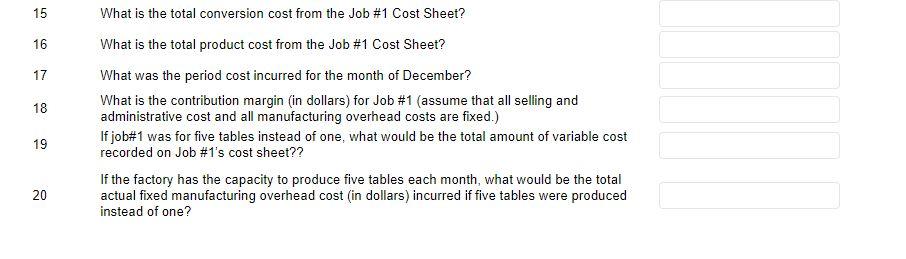 balance for finished goods? 5 What is the ending balance for accounts