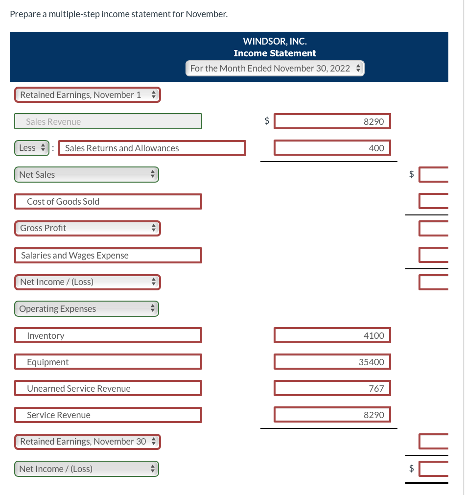 cash from customers in payment of account. 11 Purchased merchandise on account