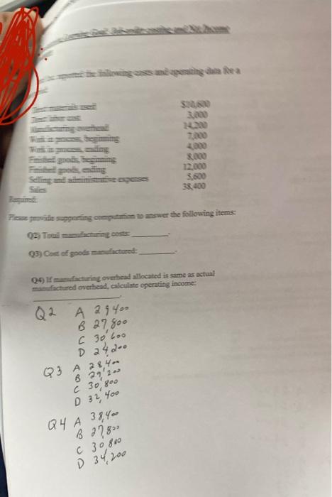 inllowing costs and posting data e a $4,600 3,000 4,000 Work