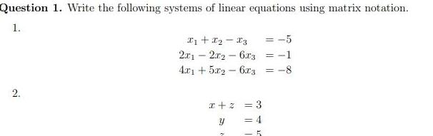 notation 1 2 I1 I2 I3 5 2x12x2 6x3 1 4x1 5x2