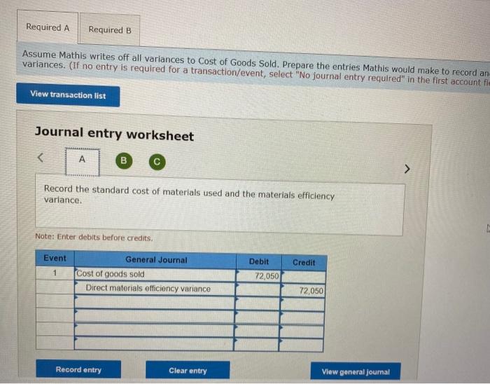 Prepare the entries Mathis would make to record and close out the