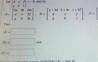 21 Then A B C 3 and let B and a 2d