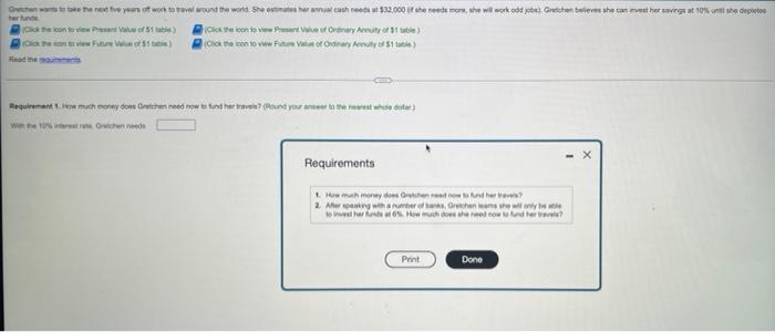 Grenchen wants to take the next five years off work to