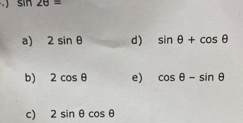 2 sin 0 cos e d sin 0 cos 0 e cos