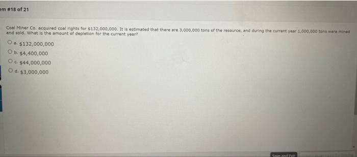 gain of $40,000 d. A loss of $20,000 A copy machine was