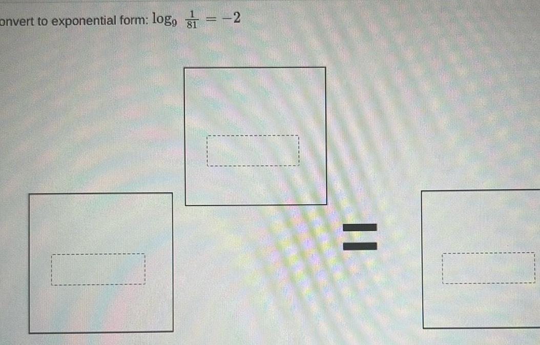 2 onvert to exponential form: logo