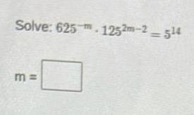 Solve: 625 -m 12520-2 =