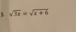  5 3x x 6