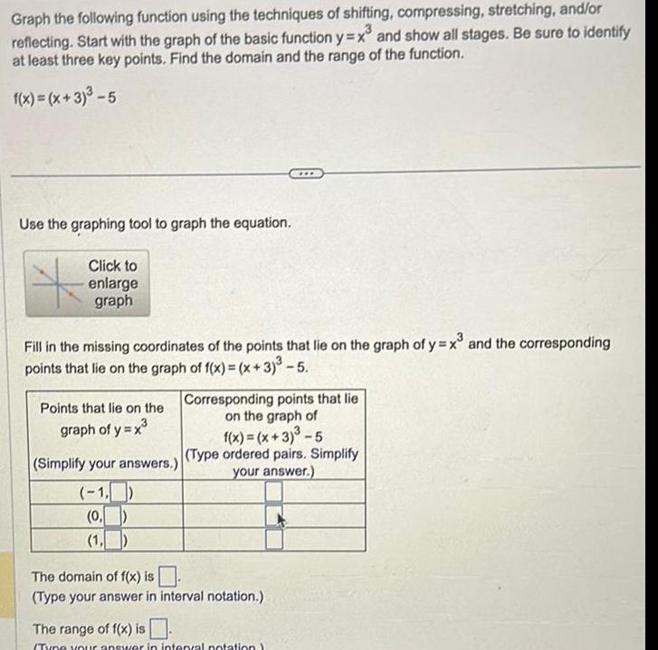 and or reflecting Start with the graph of the basic function y