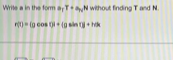 and N r t g cos t i g sin t j