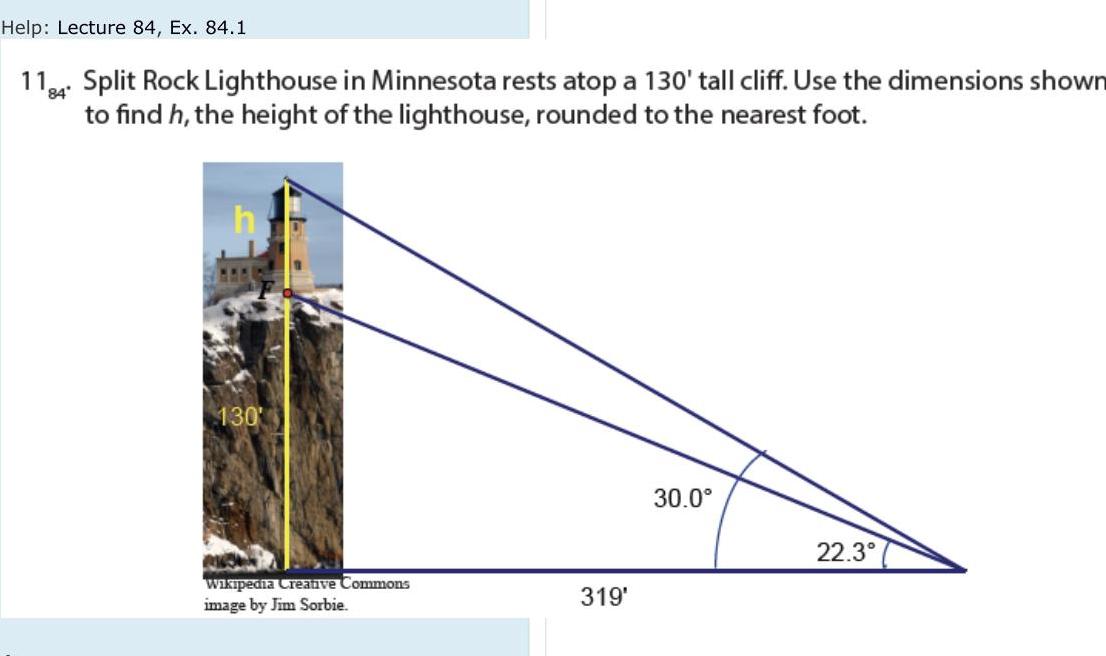  Help Lecture 84 Ex 84 1 114 Split Rock Lighthouse in