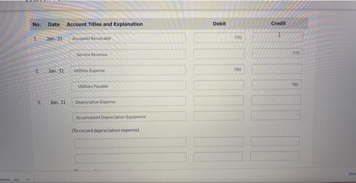 dental practice on January 1, 2025. During the first month of operations,