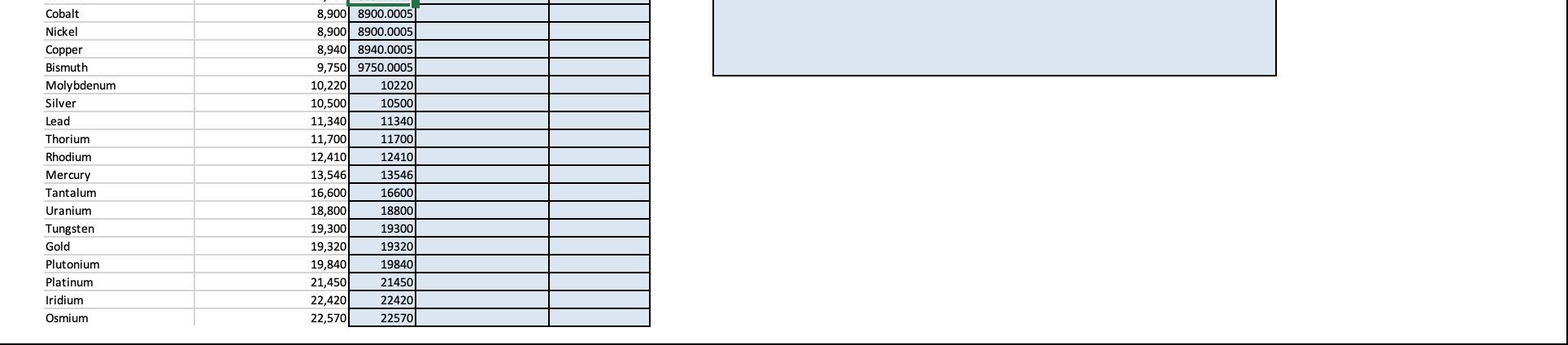 in order to receive full credit. Do not copy and paste values