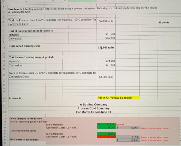  1 2 Problem D A bottling company bottles soft drinks using