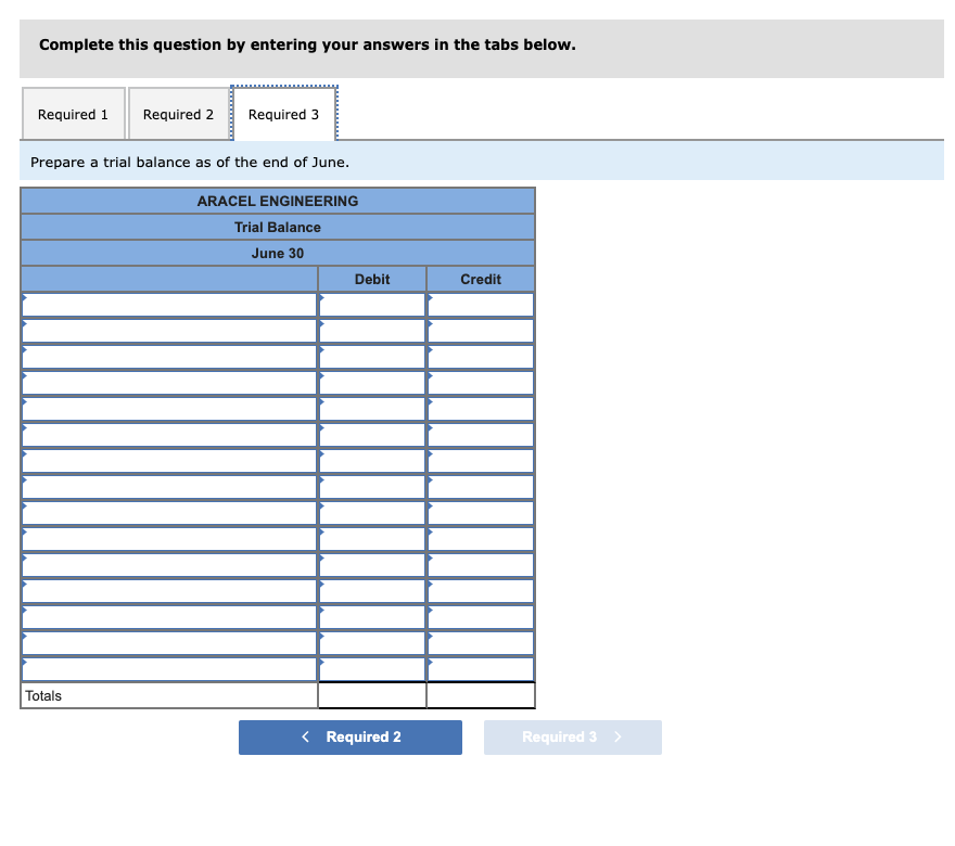 of June. a. Jenna Aracel, the owner, invested $230,000 cash, office equipment