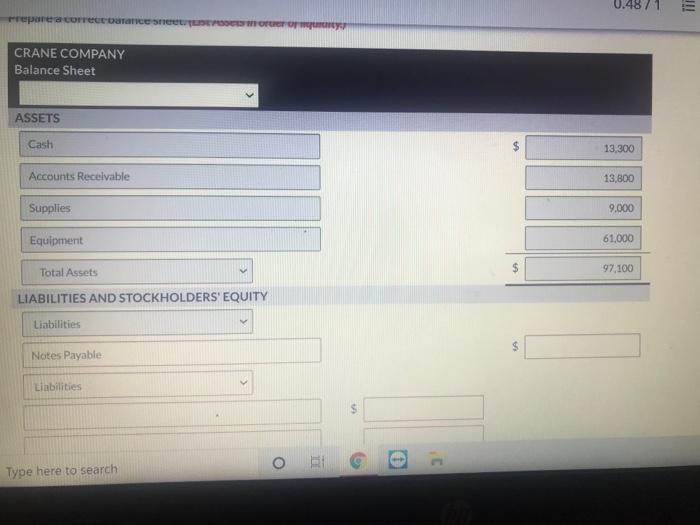 Tate is the bookkeeper for Crane Company. John has been trying to